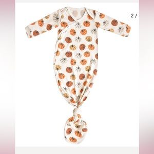 Copper Pearl Knotted Gown. Newborn. Excellent Condition.